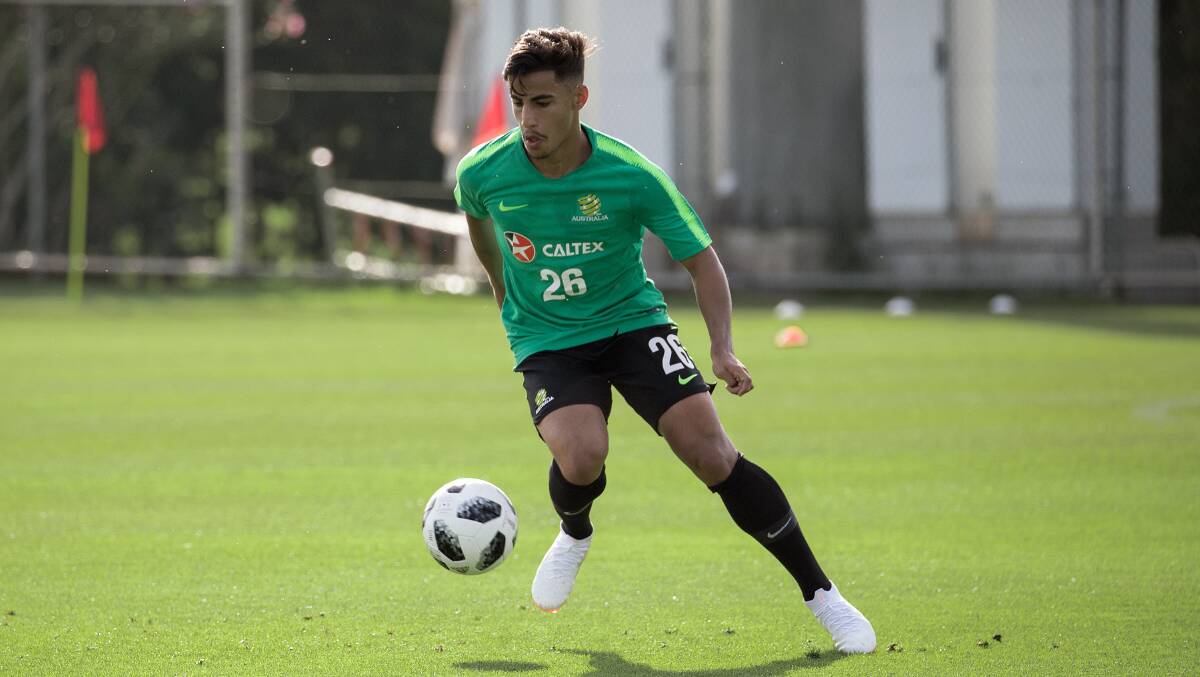 Socceroos player Daniel Arzani is in the World Cup squad. Picture: AAP Image/Football Federation Australia