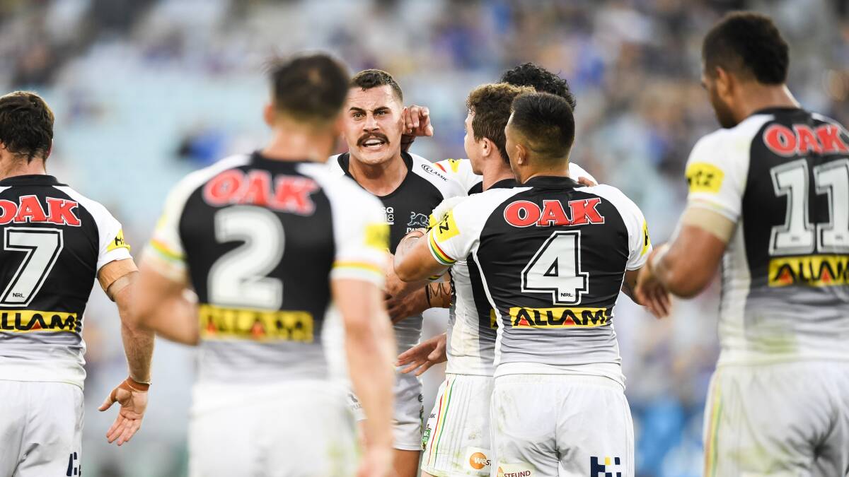 ENFORCER: Reagan Campbell-Gillard is stepping up. Picture: NRL 