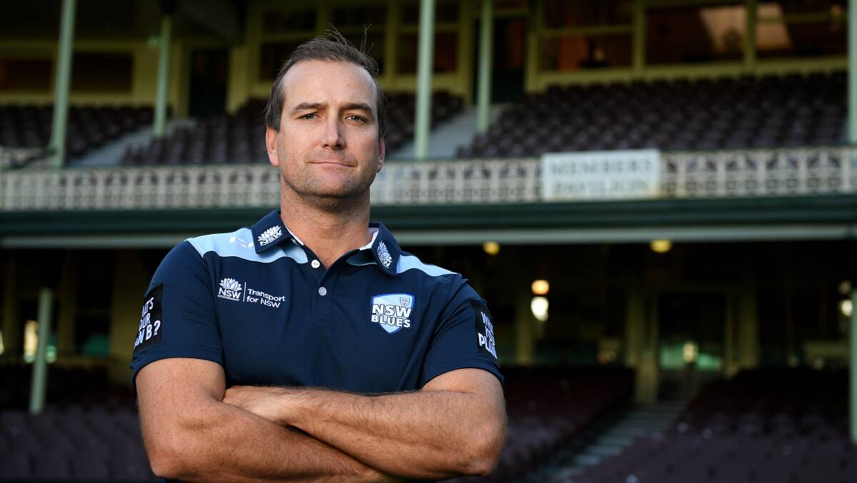 Big challenge: New NSW Blues coach Phil Jaques is confident he can turn the team's fortunes around. Pictre: AAP Image/Dan Himbrechts. 