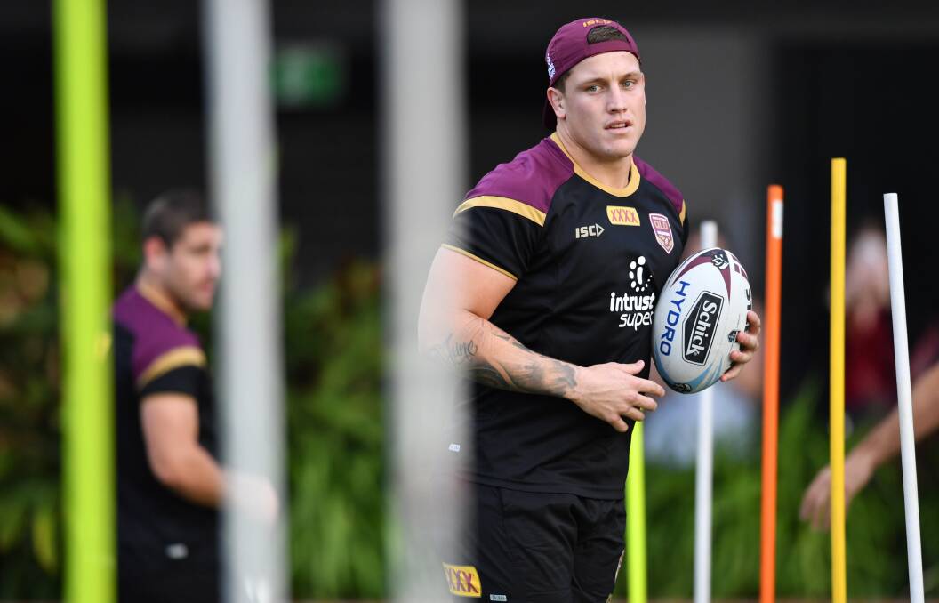 TARGET: Maroons prop Jarrod Wallace has been heavily criticised for his performance in Origin I. Picture: AAP
