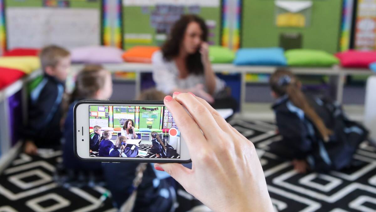 VISIBLE LEARNING: Shell Cove Public School teacher Ashlee Pepper has almost 2800 followers on her 'Teaching Matters' Instagram page. Picture: Adam McLean
