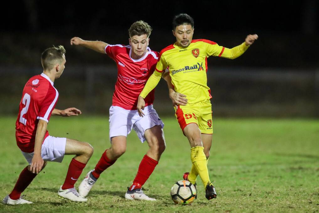 STAR POWER: Wollongong United's Kazuto Kushida was the standout for his side on the weekend. Picture: ADAM McLEAN