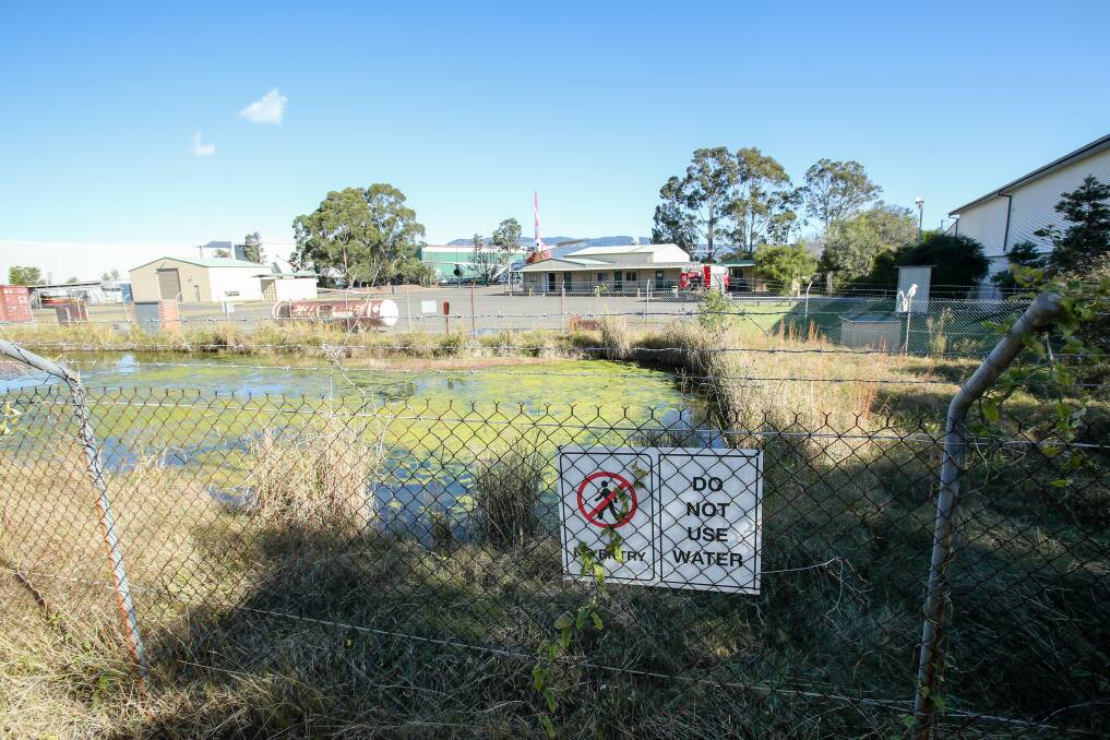 The training facility at Albion Park Rail that has high readings of PFAS chemicals. Picture: Adam McLean