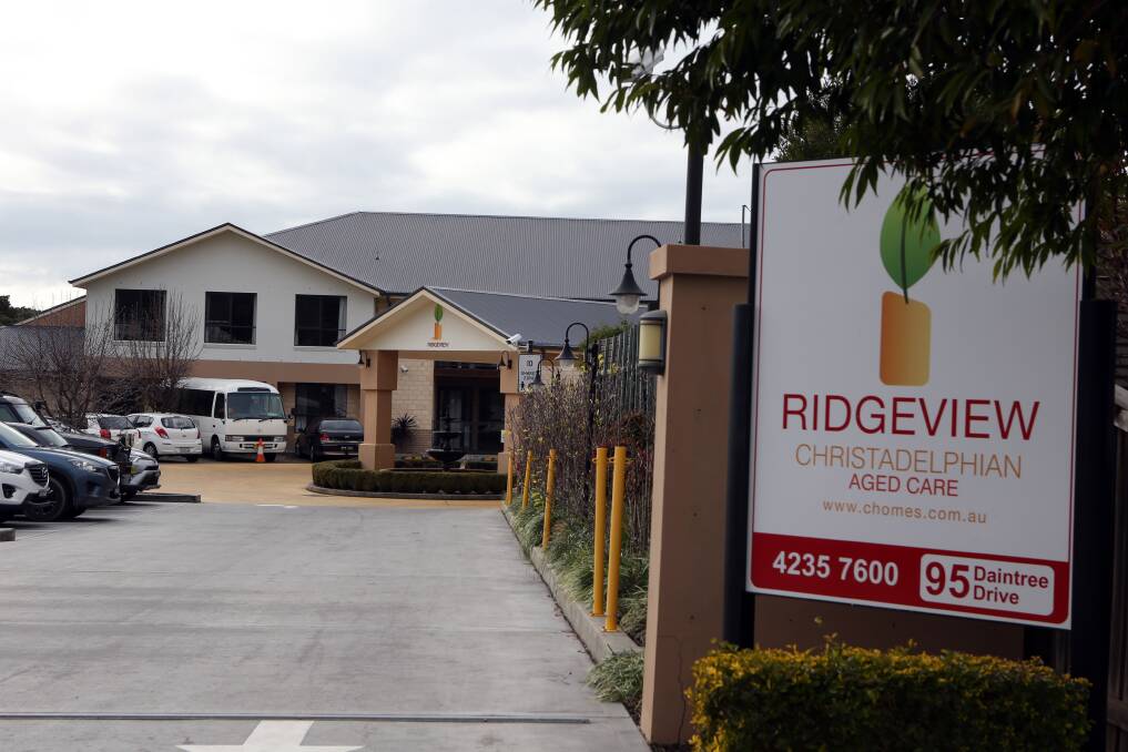 Ridgeview Aged Care at Albion Park only met eight of 44 quality standards. Picture: Robert Peet
