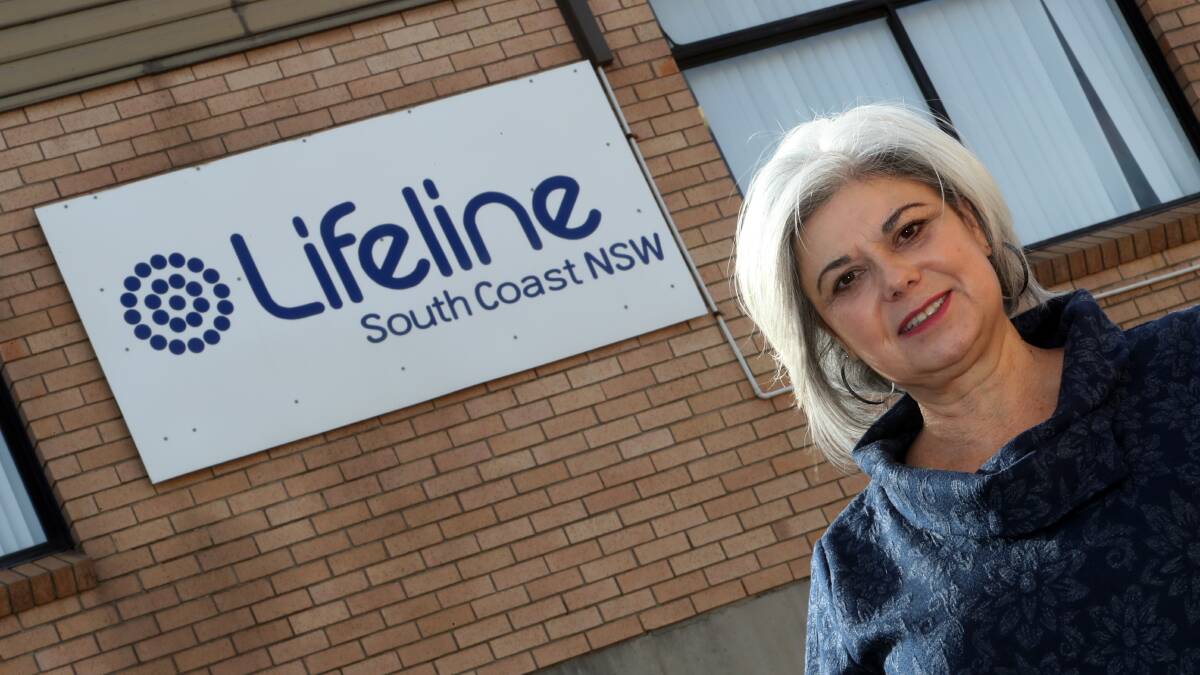 Long-running support: Suicide Prevention Australia CEO Nieves Murray spent many years as a crisis counsellor for Lifeline South Coast. Picture: Robert Peet