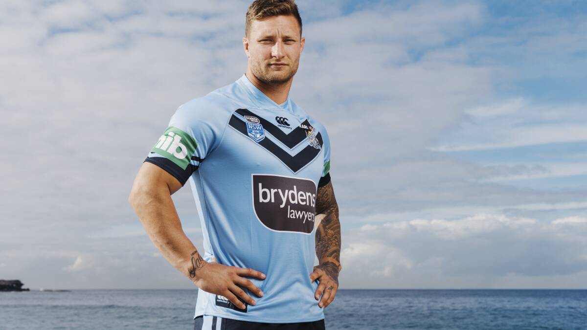 Blues brother: Tariq Sims. Picture: James Brickwood
