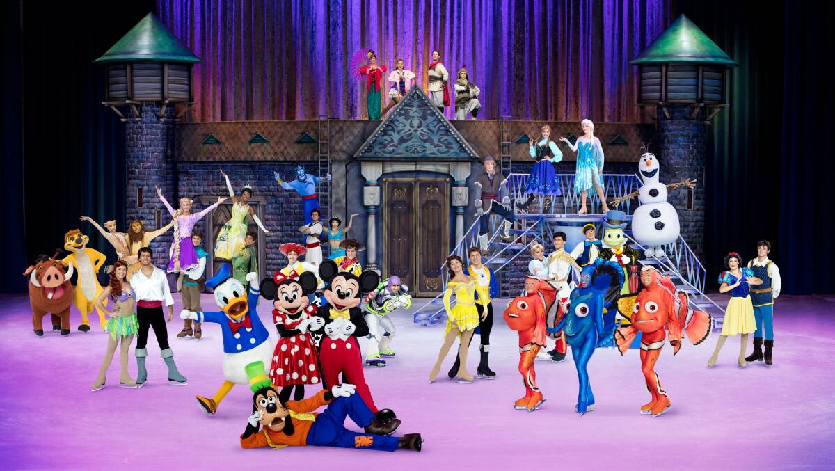 Production still from the 2019 show, Disney on Ice: 100 Years of Magic.