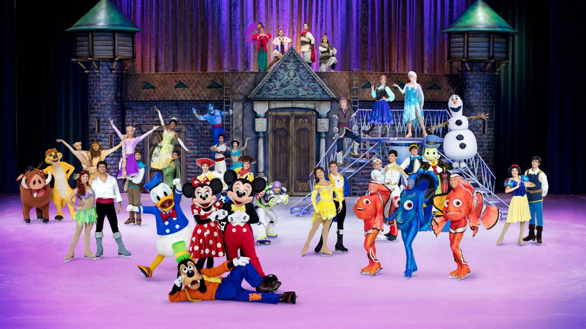 Production stills from Disney on Ice: 100 Years of Magic.