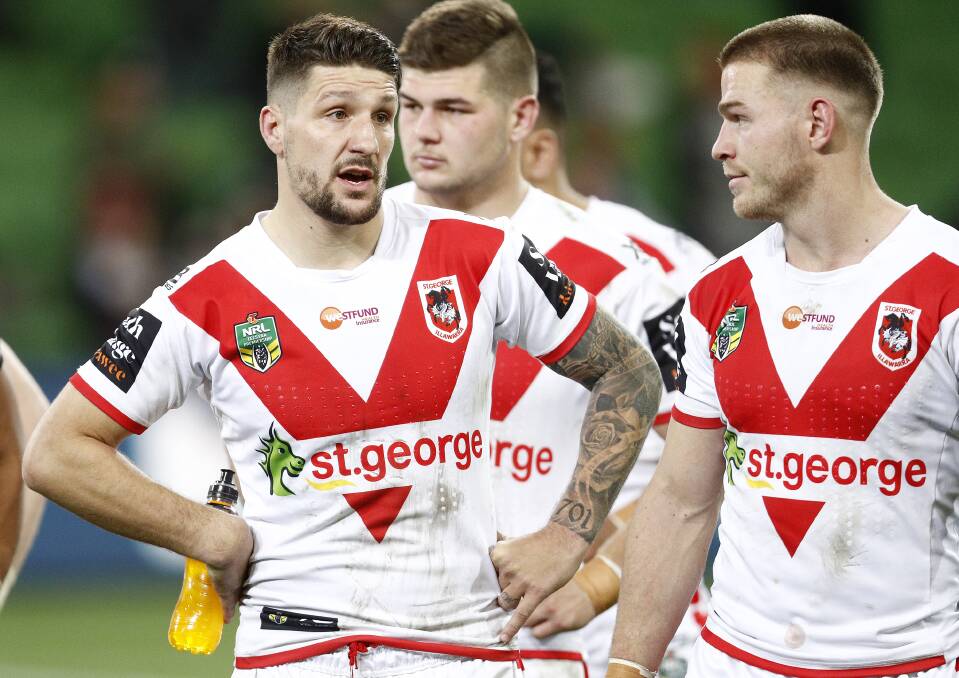 TOUGH NIGHT: Gareth Widdop reacts to his side's loss to Melbourne on Thursday. Picture: AAP