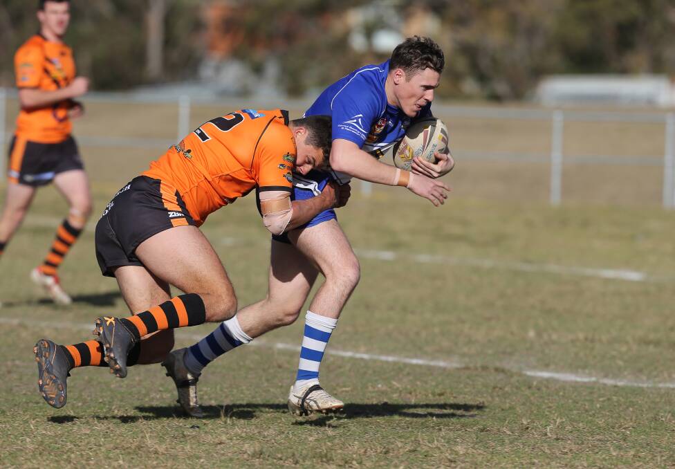 STANDOUT: Thirroul halfback Jakeb Walsh starred for the Butchers in their win over Helensburgh on Saturday. Picture: Robert Peet