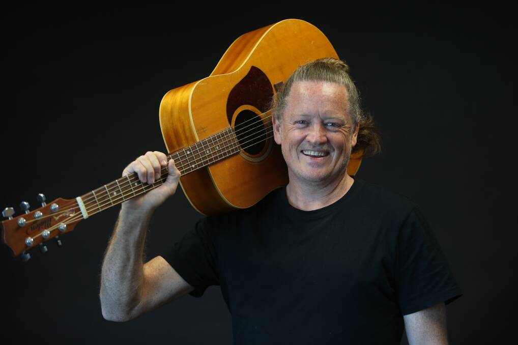 Kevin 'Sullo' Sullivan was in the police force for nearly 30 years but is now chasing his dream of becoming a country music star. Picture: Robert Peet