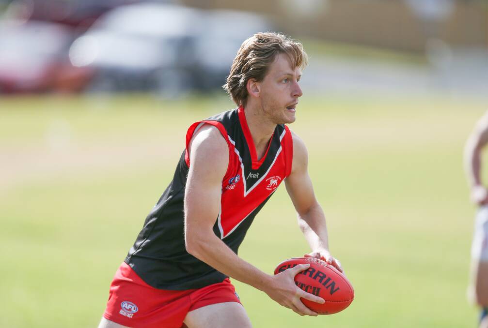 Finals focus: Jackson Gray was among the Lions' best in the win over Figtree on Saturday. Picture: Georgia Matts