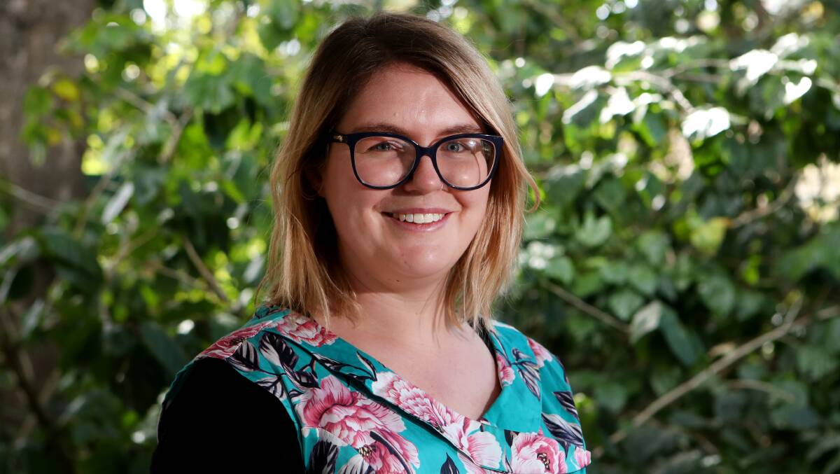 CELEBRATING MATHS: Mount St Thomas Public School teacher Lainee Whitaker is responsible for the inaugural Illawarra Number Crunchers competition. Picture: Sylvia Liber