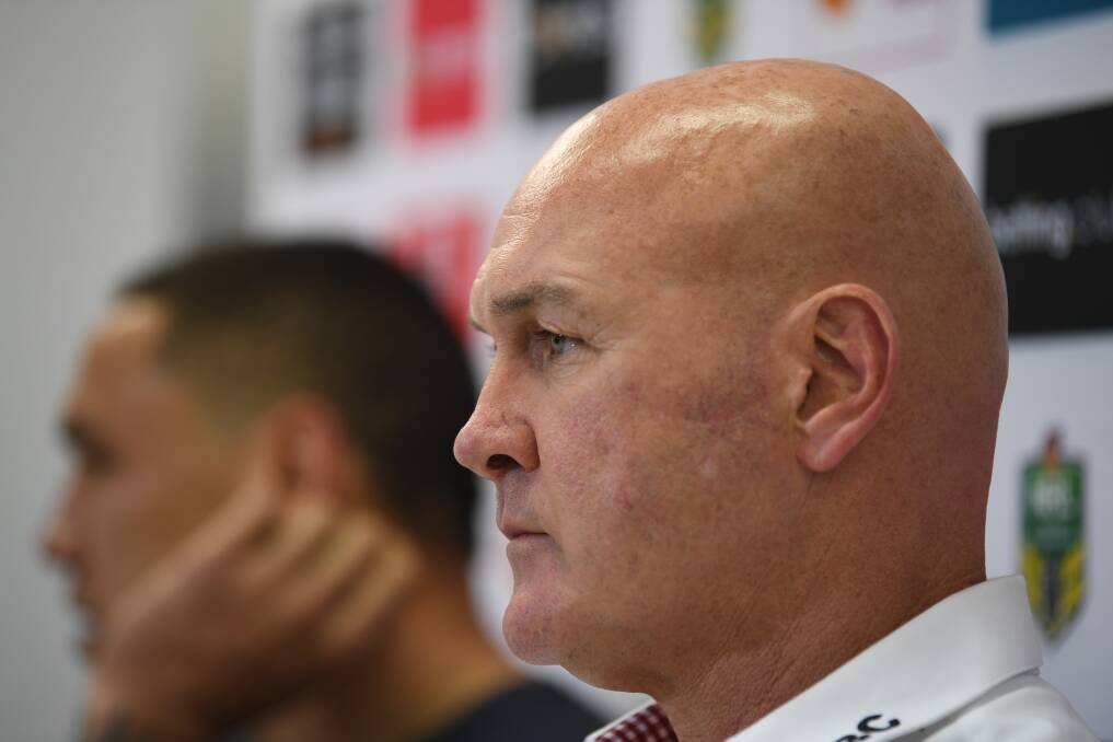 GUTTED: St George Illawarra coach Paul McGregor was at a loss to explain his side's capitulation against the Bulldogs at Kogarah last week. Picture: AAP Image/Brendan Esposito