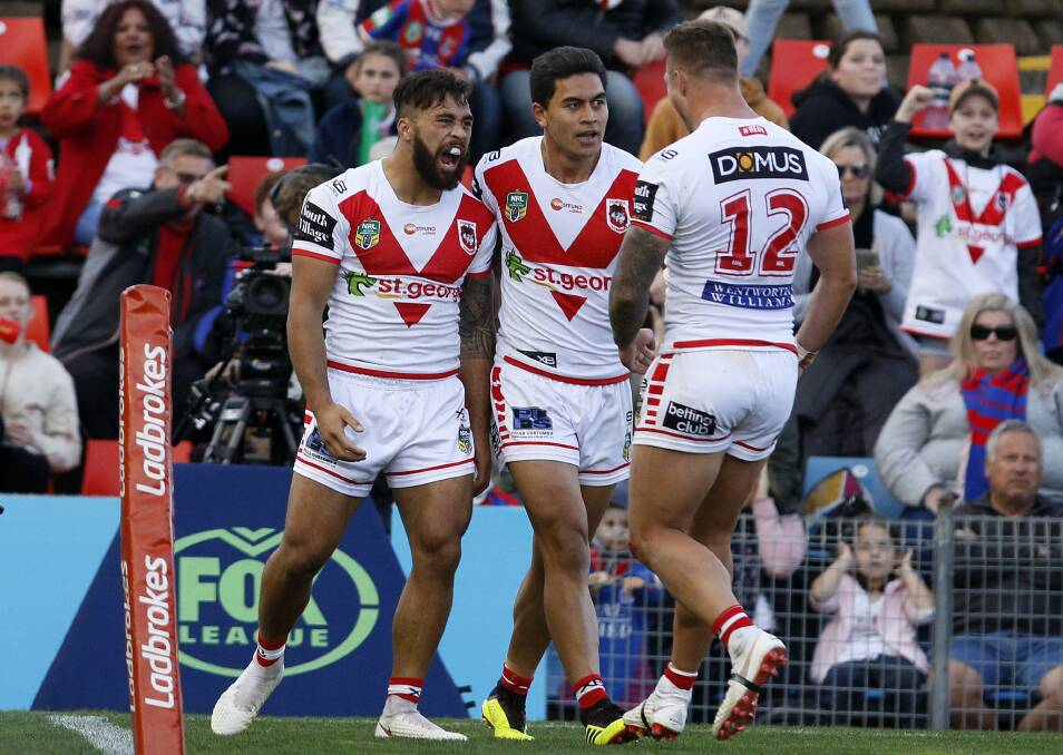 STAYING PUT: Dragons winger Jordan Pereira has earned a two-year contract extension with the club. Picture: AAP