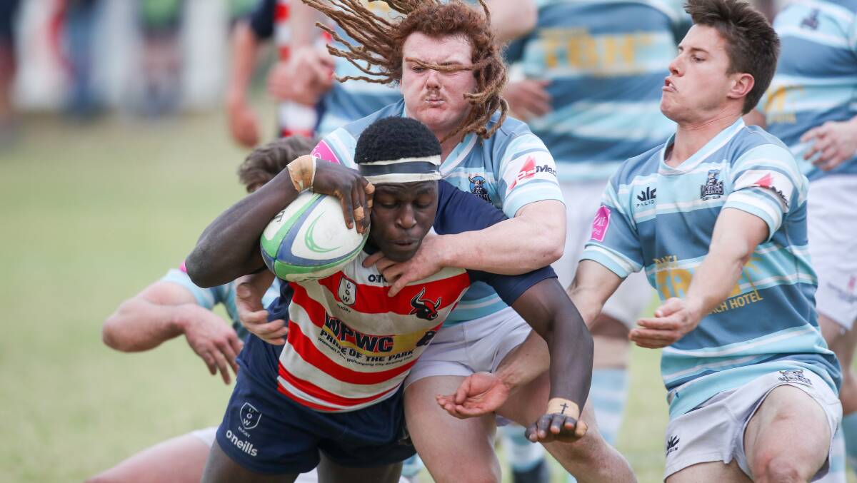 Stepping up: Uni will look to Takunda Chimwaza to lead the forward pack in 2019. Picture: Adam McLean.