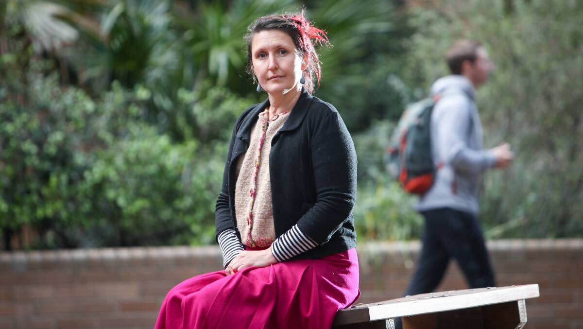 Annie Werner's story led to a petition about the high-rate of staff in insecure work at UOW.. Picture: Adam McLean