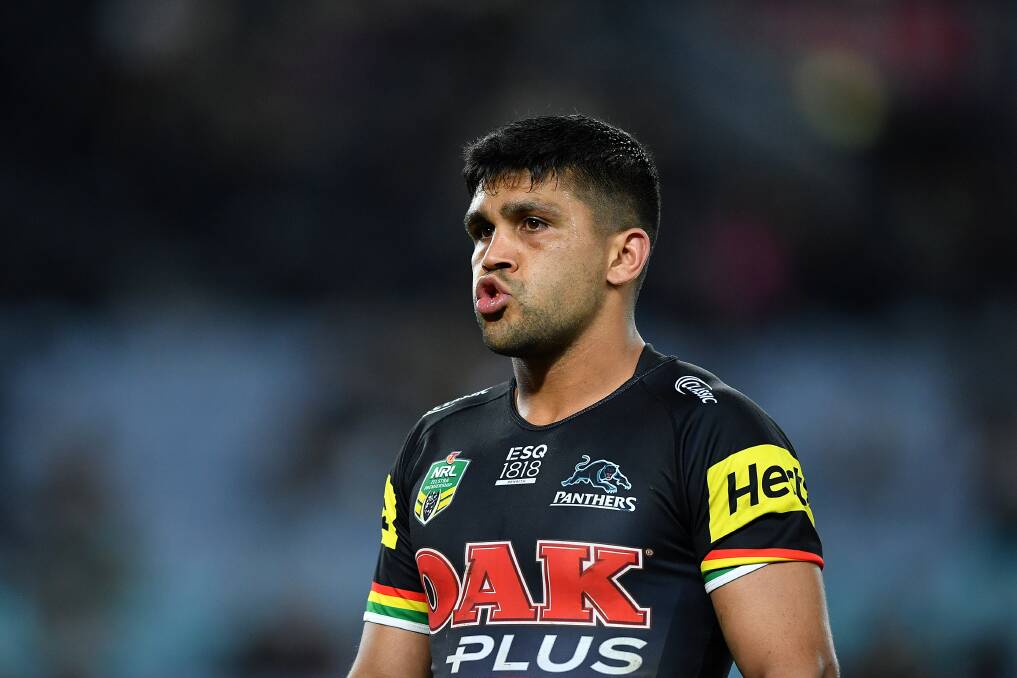 QUESTIONABLE: Panthers utility Tyrone Peachey's attempt to renege on his three-year deal with Gold Coast shows a lack of integrity. Picture: AAP