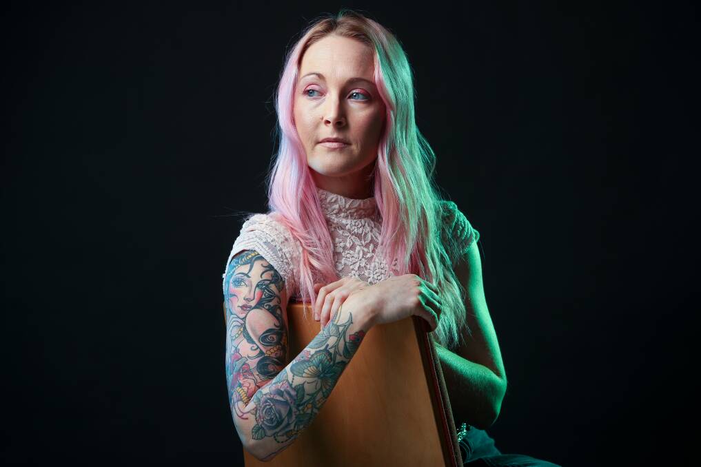 Comp time: Casey-Leigh’s body art will be on show in Sydney on Saturday night when she's part of the Miss Ink 2018.  competition. Go to Moshtix. Picture: Adam McLean