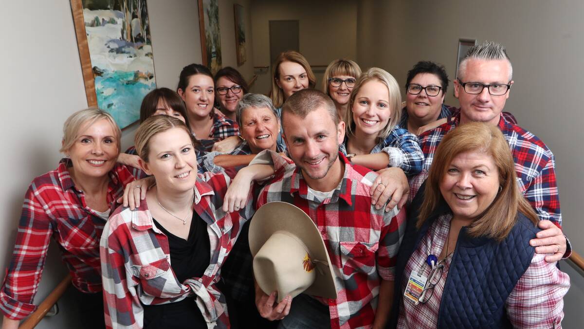 Drought relief: Wollongong Private Hospital staff held a fundraising lunch to help struggling farmers on Tuesday, as part of a wider initiative to help those in need. Picture: Sylvia Liber