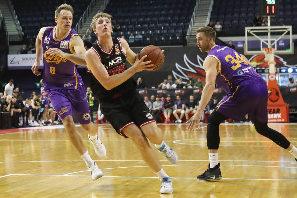 LOOKING UP: Hawks young-gun Daniel Grida is looking to make an even bigger impact in his second NBL campaign. Photo: Adam McLean.