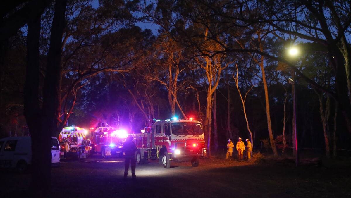 EMERGENCY: Authorities say firebugs have been a problem in recent times around Albion Park. Picture: Robert Peet