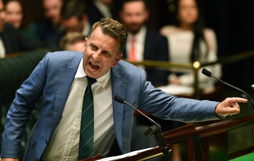 After four years of complaints about overcrowding Transport Minister Andrew Constance has announced extra carriages for two four-car trains from Central to the South Coast. Picture: Mick Tsikas