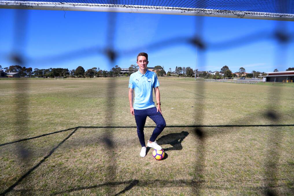 DEBUT SEASON: Shellharbour junior Joel King has signed his maiden first team contract with Sydney FC. Picture: SYLVIA LIBER