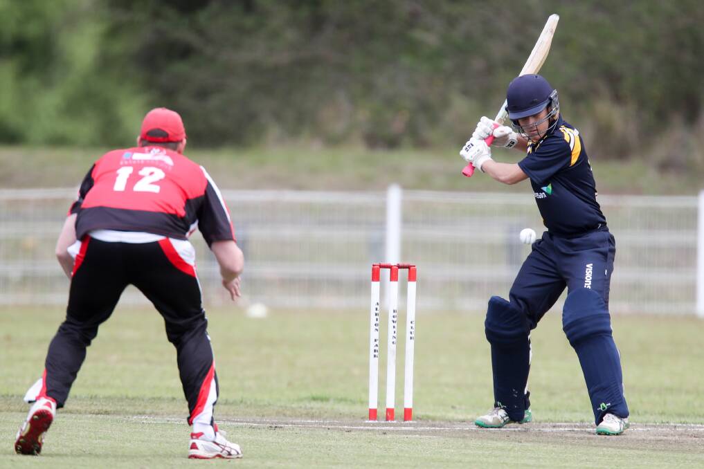 Wagging the tail: The Lake Illawarra lower order helped the side recover from 7-82 against Kiama'Gerringong on Saturday. Picture: Adam McLean.