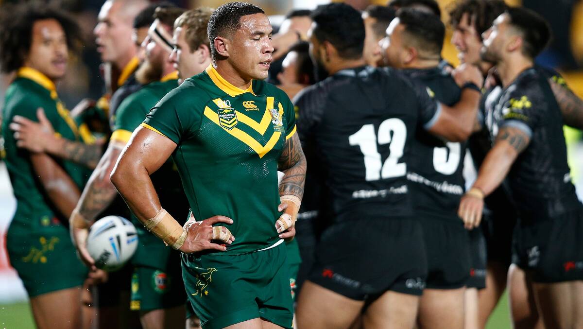Big Test: Tyson Frizell. Picture: AAP Image/David Rowland