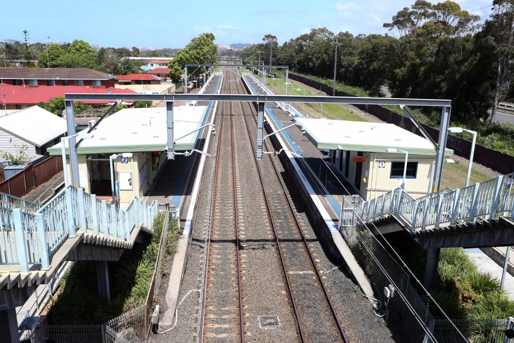 Fairy Meadow station is in the planning phase for an accessibility upgrade and some locals will be unhappy if it got lifts ahead of Unanderra. Picture: Sylvia Liber