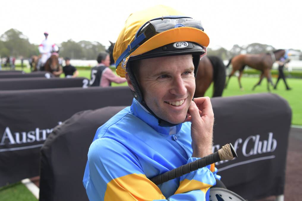 BOOKED TO RIDE: Jockey Tommy Berry will pilot Anna's Joy for trainer Paul Niceforo. Picture: AAP Image/Simon Bullard