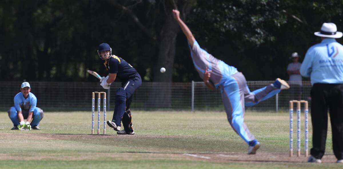 Stand out: Lake Illawarra batsman Ryan Maguire. Picture: Robert Peet.