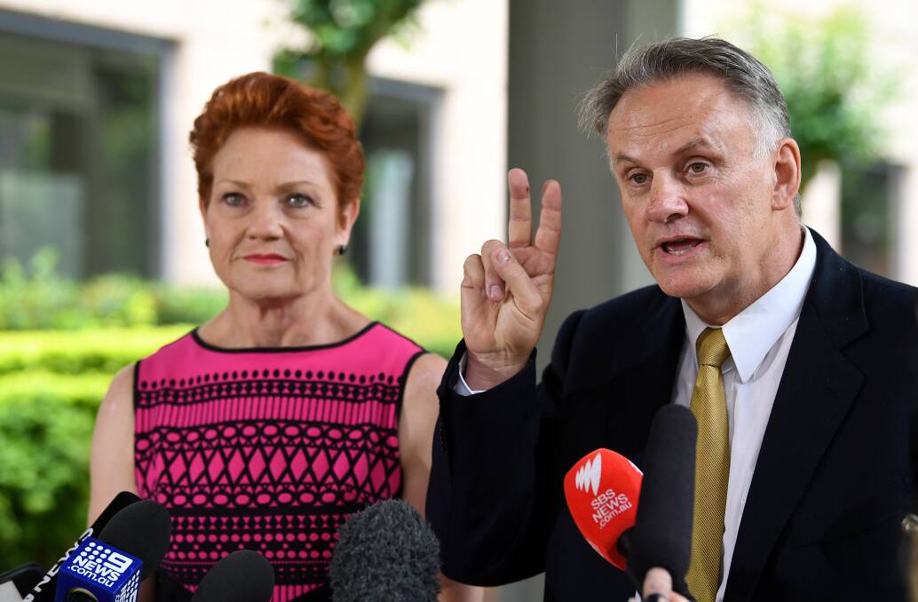 SOUND AND FURY: New One Nation candidate Mark Latham (right) has been trying to draw attention during an election campaign with his support for accused NRL player Jack De Belin.