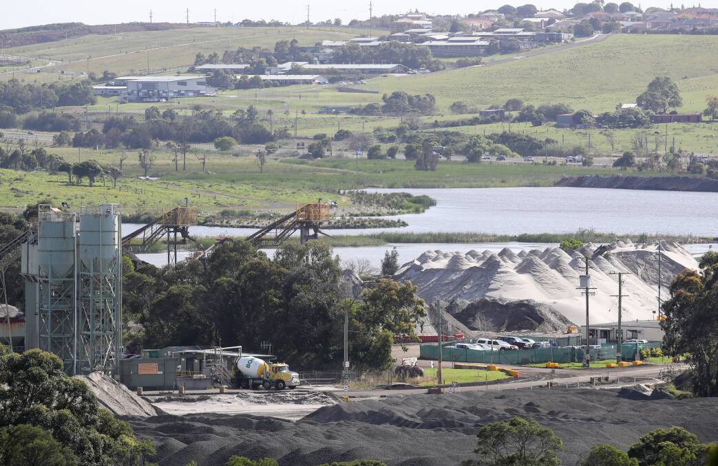 ROLL OUT: Boral's quarry at Dunmore off Tabitta Rd. The company wants to increase its output, with all product to be transported by truck, but faces opposition. Picture: Adam McLean.