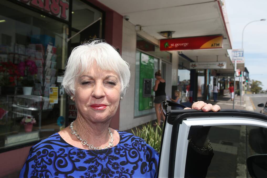 No thanks: St George Bank customer for "years and years" Robyn Neal is unhappy that the Corrimal branch will close at the end of the month. Picture: Robert Peet