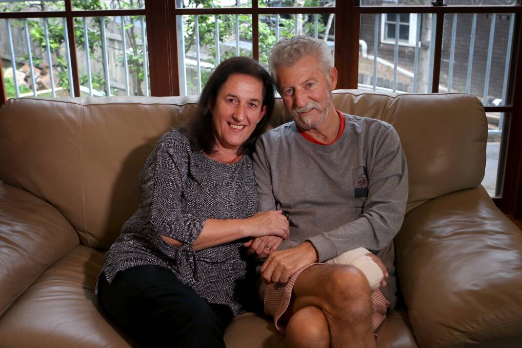 Ultimate gift: Mangerton couple Dianne and James Zisis' personal story about organ donation will be shared as part of a production at Bruce Gordon Theatre this Saturday. Picture: Sylvia Liber