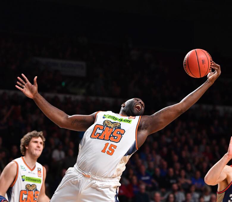 HUGE PRESENCE: Nat Jawai has re-found his swagger after earning a Boomers recall. Picture: AAP 
