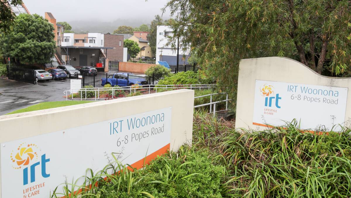 Ongoing investigation: The death of David Phillips at IRT Woonona this week has seen renewed calls for mandated staff-to-resident ratios at aged care facilities across the country. Picture: Adam McLean
