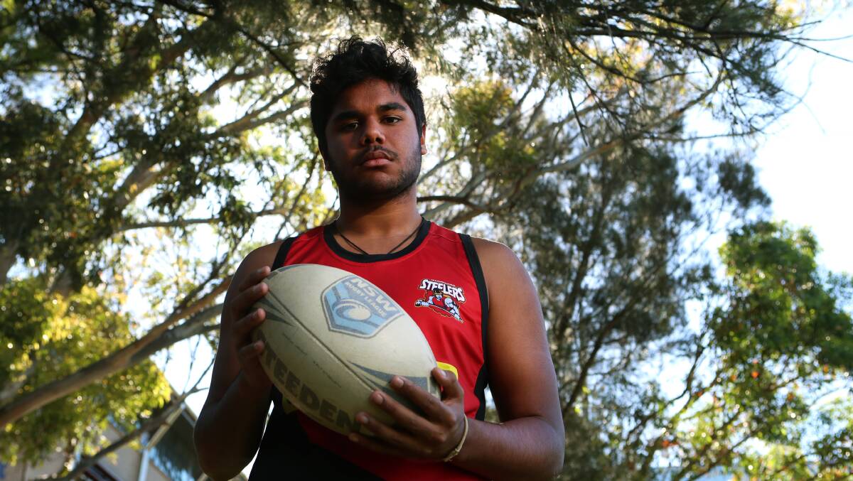 Proud of his heritage: Isaiah Kennedy will represent the NSW under 16 Koori side in February. Picture: Sylvia Liber. 
