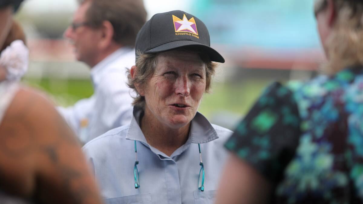 Aiming high: Gwenda Markwell is confident her horses can run well on Saturday. Picture: Robert Peet