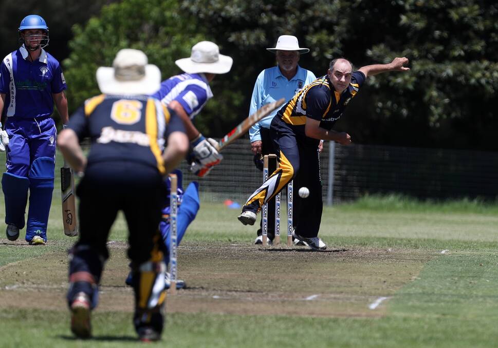 Strike bowler: Lake Illawarra's Tode Biracoski. Picture: Robert Peet. 