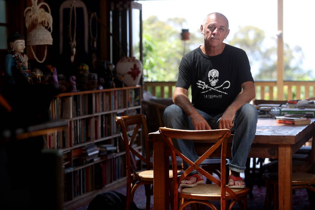 Actor/director David Field at his Northern Suburbs home. David has starred in a slew of Aussie film including Chopper, Two Hands, Getting Square - and has directed his second film The Combination Redemption. Picture: Robert Peet