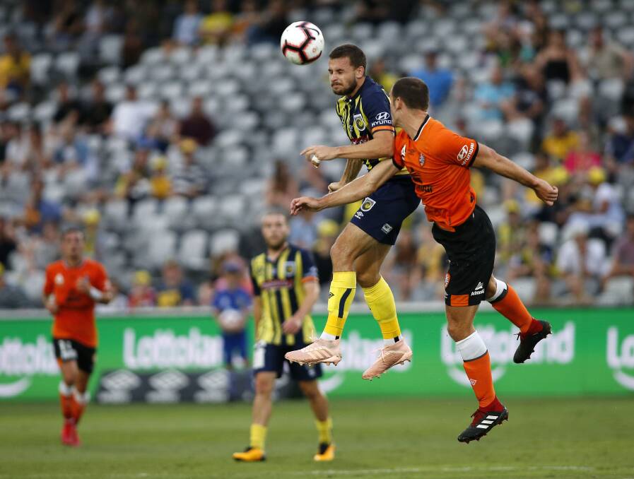 REWARDED: Woonona's Jordan Murray has earned a two-year contract extension with the Central Coast Mariners. Picture: AAP Image