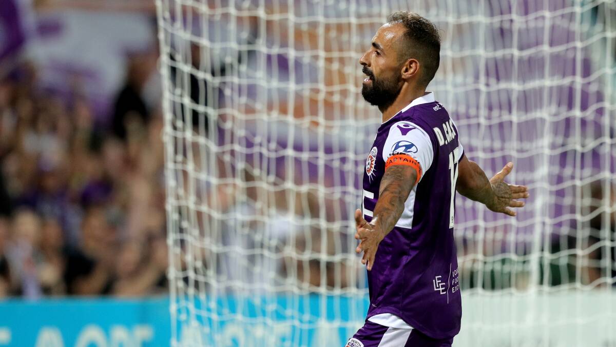 STAR POWER: Attacking standout Diego Castro has been instrumental to Perth Glory's success. Picture: AAP Image/Richard Wainwright