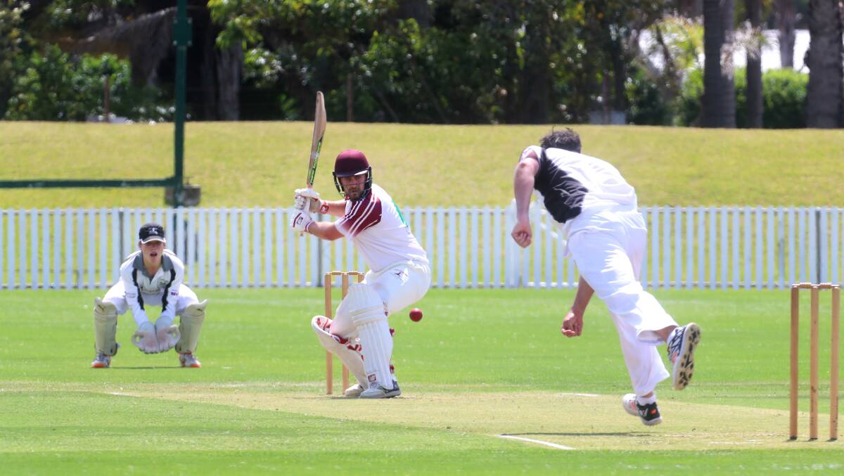 Shining light: Duncan Maddinson scored a half-century for Wollongong in their victory over Port Kembla. Picture: Sylvia Liber. 