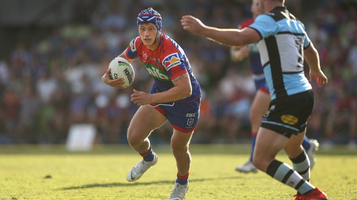 Boom: Knights five-eighth Kalyn Ponga. Picture: Marina Neil