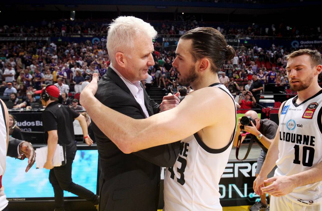 RESPECT: Andrew Gaze (left) will always be the GOAT. Picture Chris Lane
