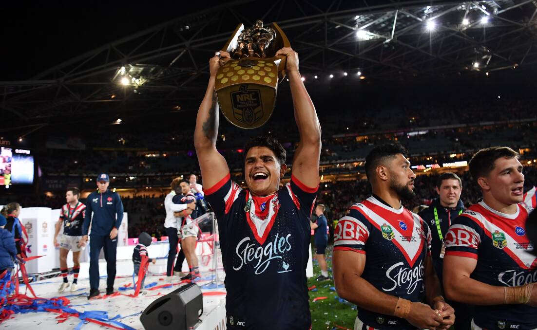 Champions: Latrell Mitchell. Picture: Robb Cox/NRL Photos