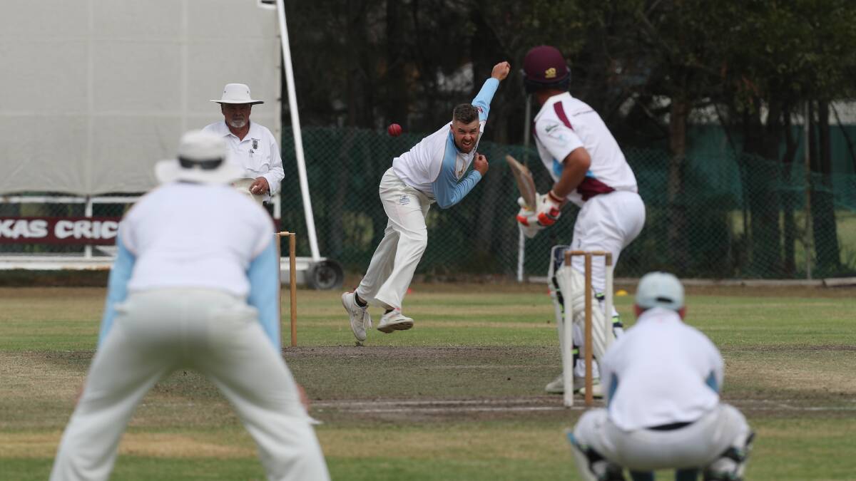 Stepping up: Oak Flats all-rounder Brynley Richards. Picture: Robert Peet.